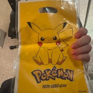 Yellow Pokémon Pikachu Bag loot bags